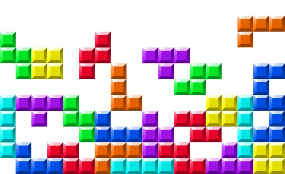 Tetris Blocks Wall png transparent