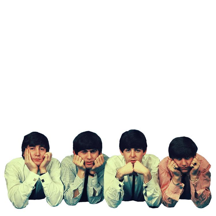 The Beatles In Line png transparent