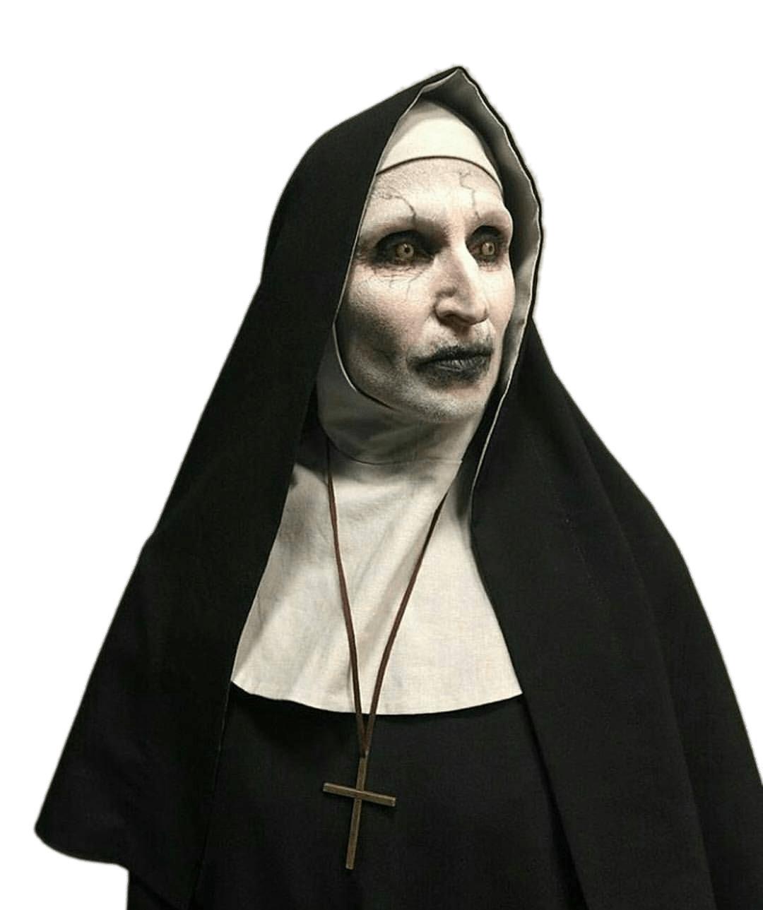 The Nun Wearing Cross Necklace png transparent