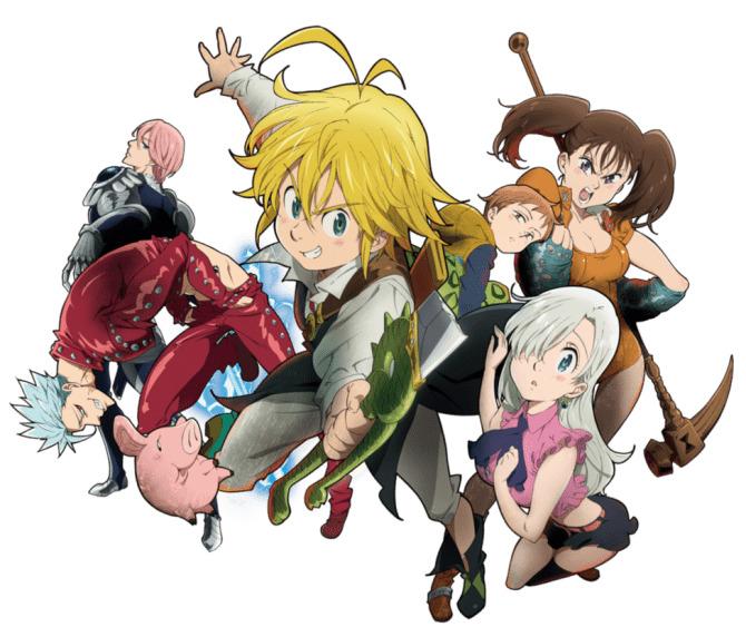 The Seven Deadly Sins Group png transparent