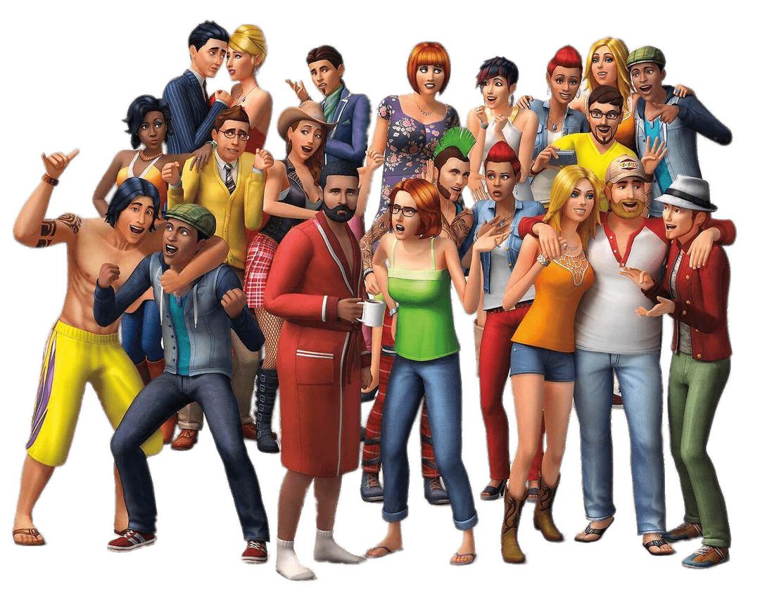 The Sims Characters png transparent