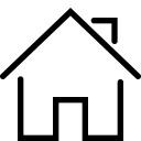Thin Line Home Icon png transparent