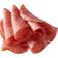 Thinly Sliced Salami png transparent