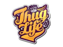 Thug Life Logo Sticker png transparent