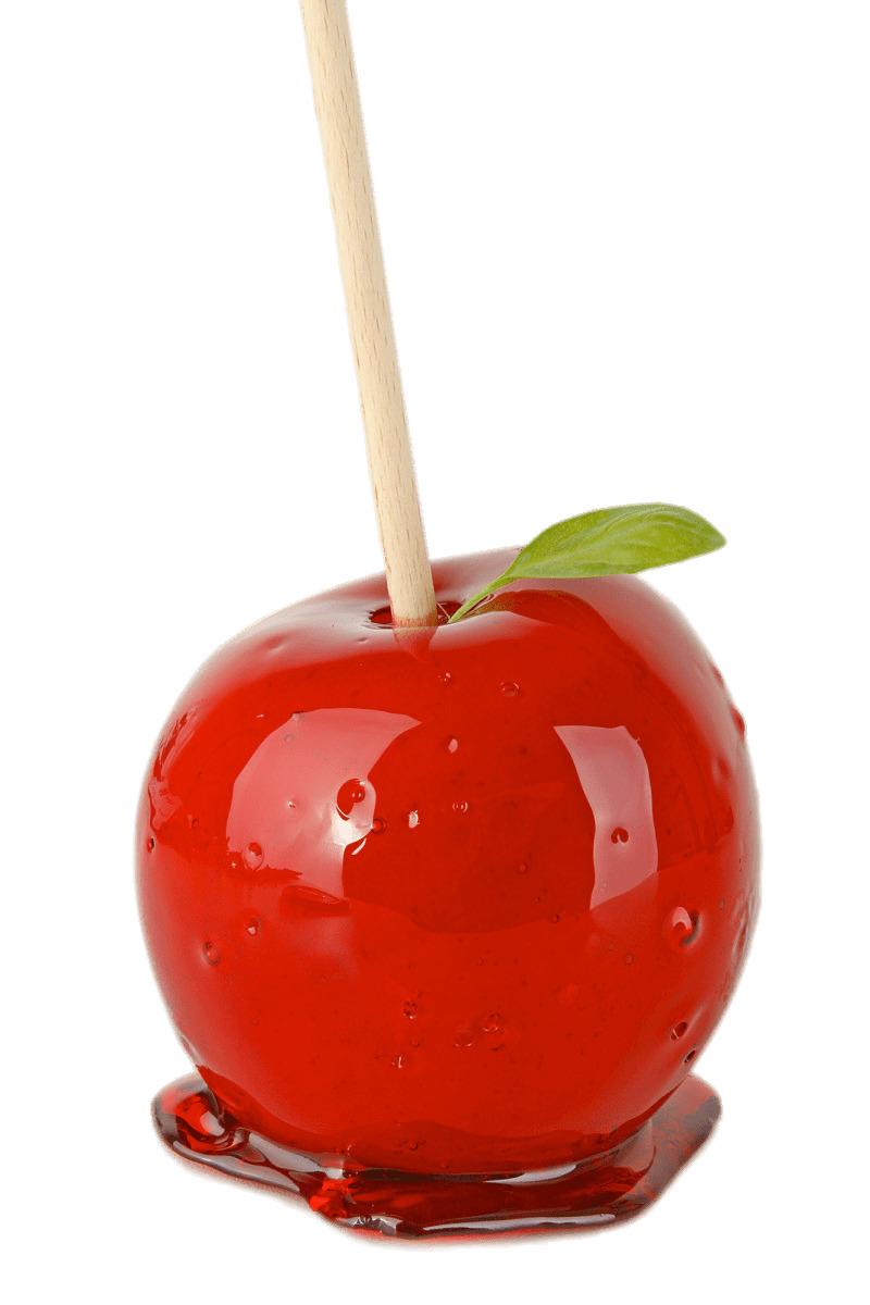 Toffee Apple on A Stick png transparent