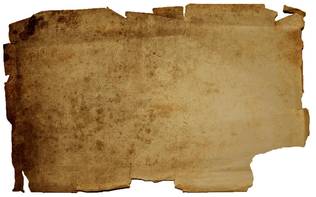 Torn Manuscript Paper png transparent