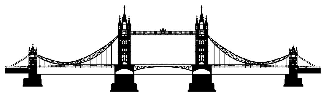 Tower Bridge Clipart png transparent