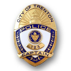 Trenton Police Badge png transparent