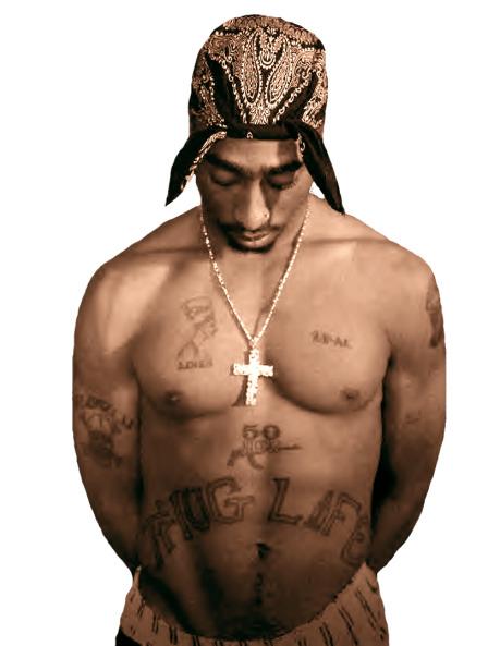 Tupac Shakur Looking Down png transparent