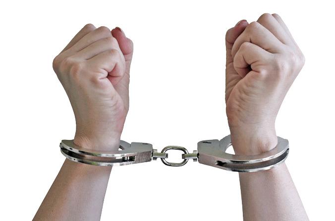 Two Hands and Handcuffs png transparent