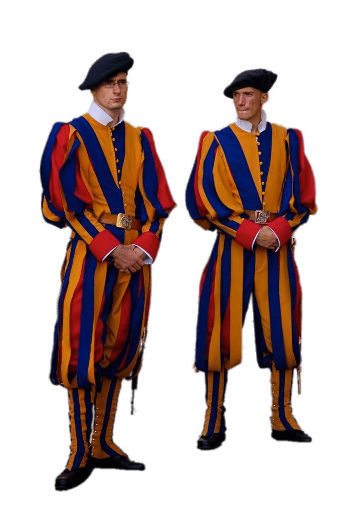 Two Swiss Guards png transparent