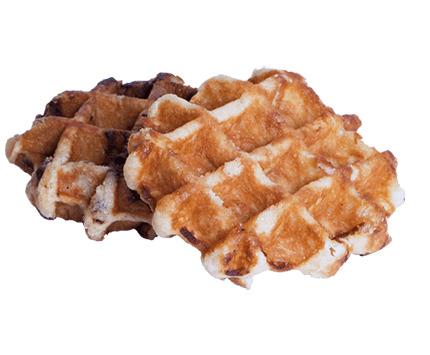 Two Waffles png transparent