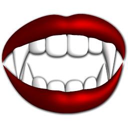 Vampire Mouth Teeth png transparent