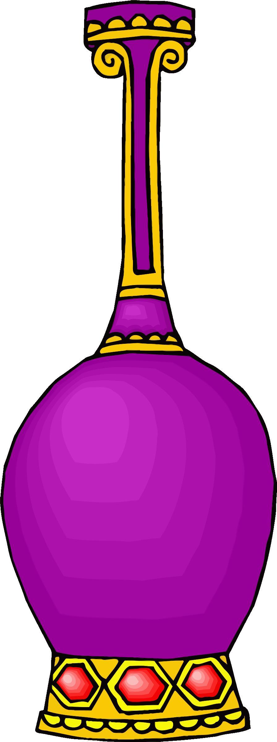 Tall purple vase png transparent