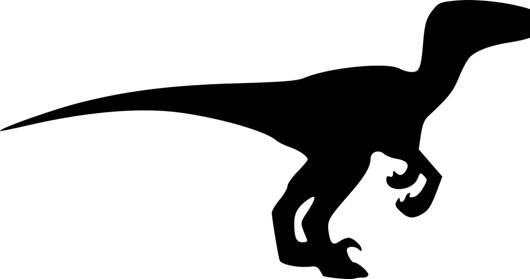 velociraptor silhouette png transparent