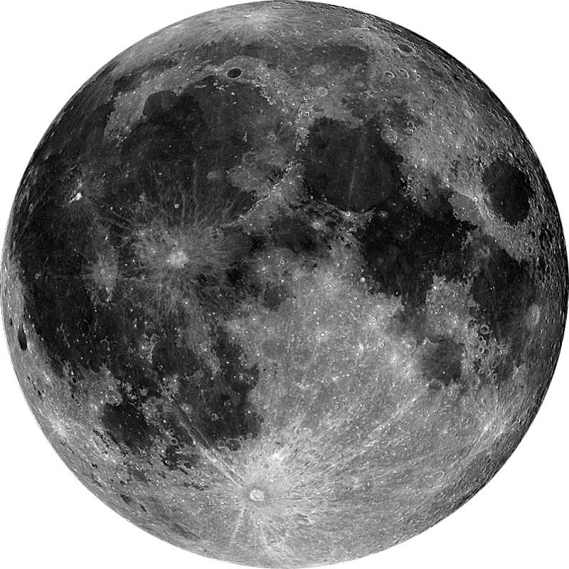Very Detailed Moon png transparent