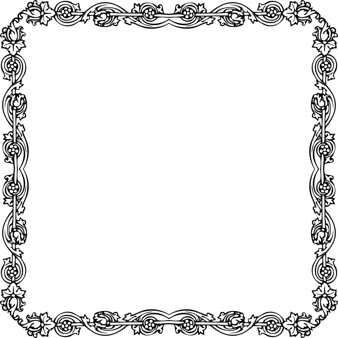 Victorian Style Frame 8 png transparent