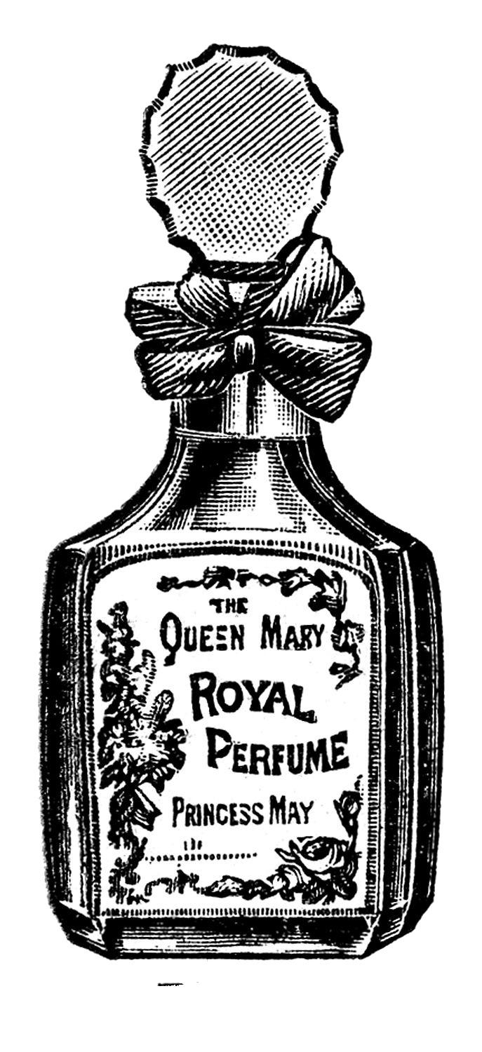 Vintage Perfume Bottle png transparent