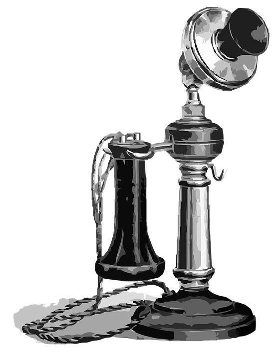 Vintage Phone Illustration png transparent