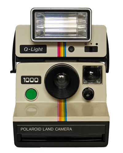 Vintage Polaroid Camera png transparent