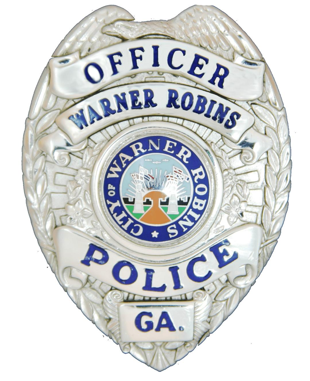 Warner Robins Police Badge png transparent