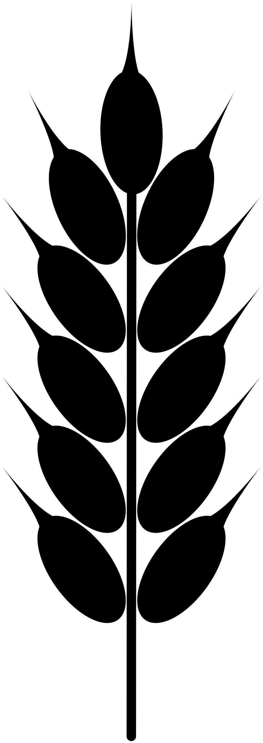 Wheat (Black and White) png transparent