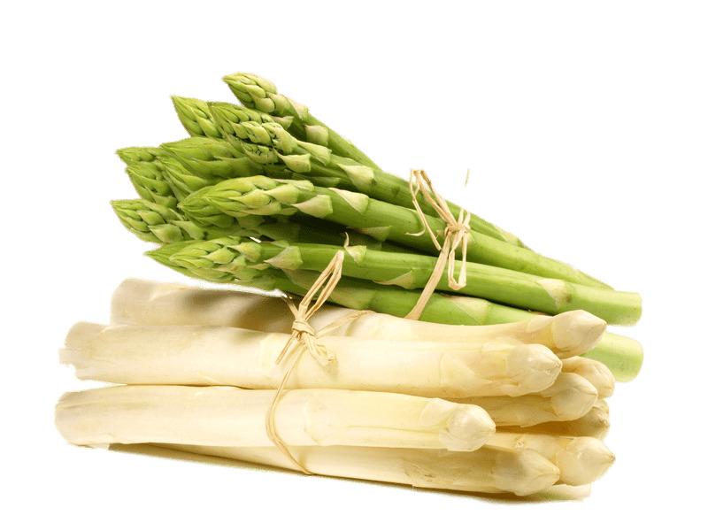 White and Green Asparagus png transparent