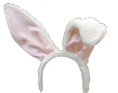 White Bunny Snapchat Filter png transparent