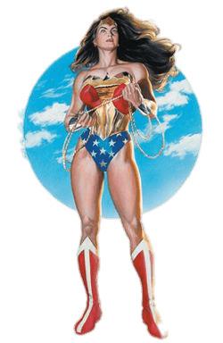 Wonder Woman Holding Chain png transparent