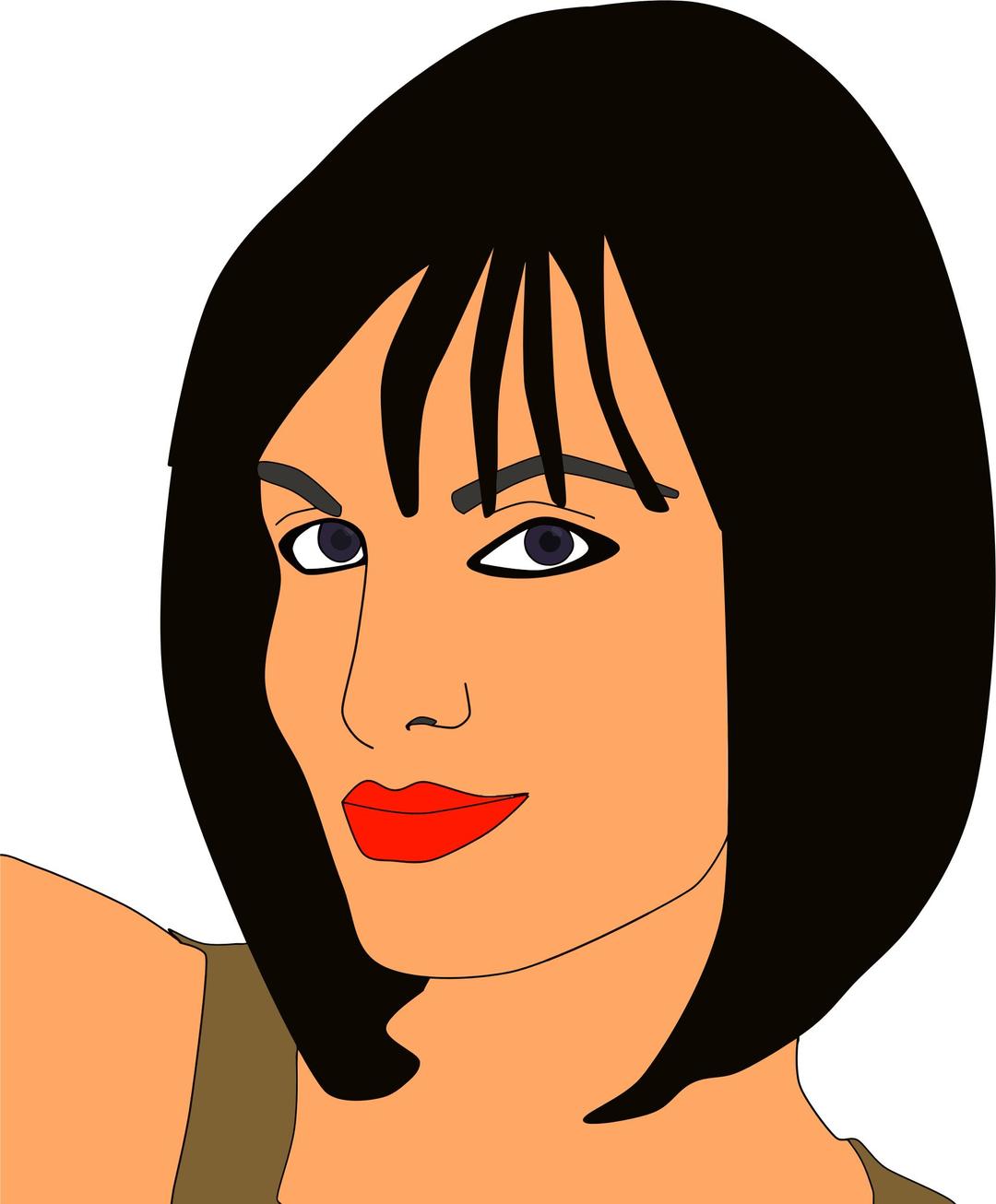 Wryly Smiling Woman png transparent