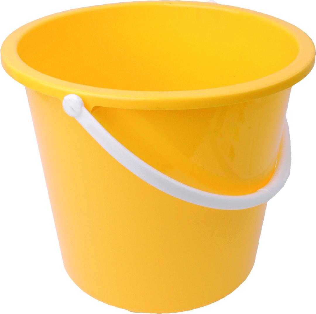 Yellow Bucket png transparent