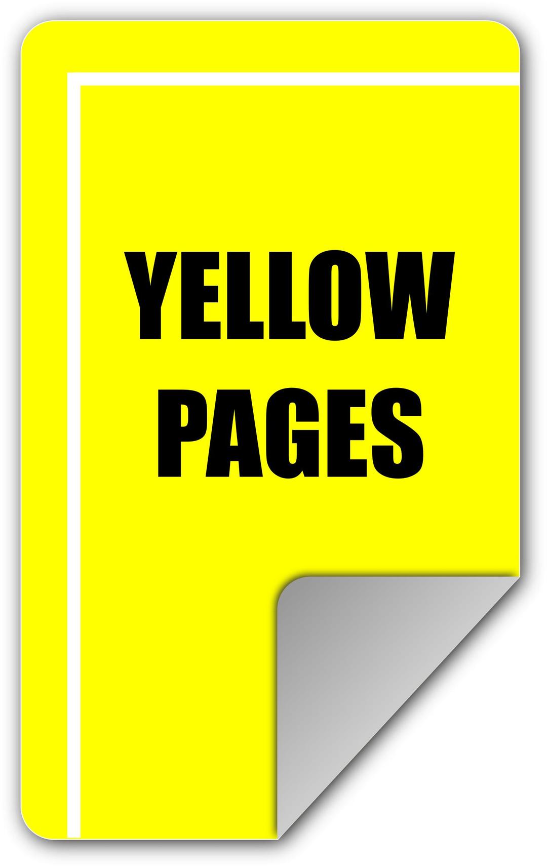 Yellow Pages png transparent