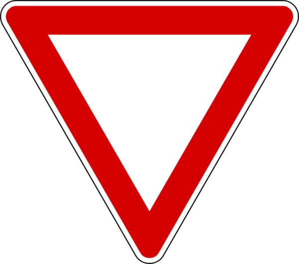 Yield Traffic Sign png transparent
