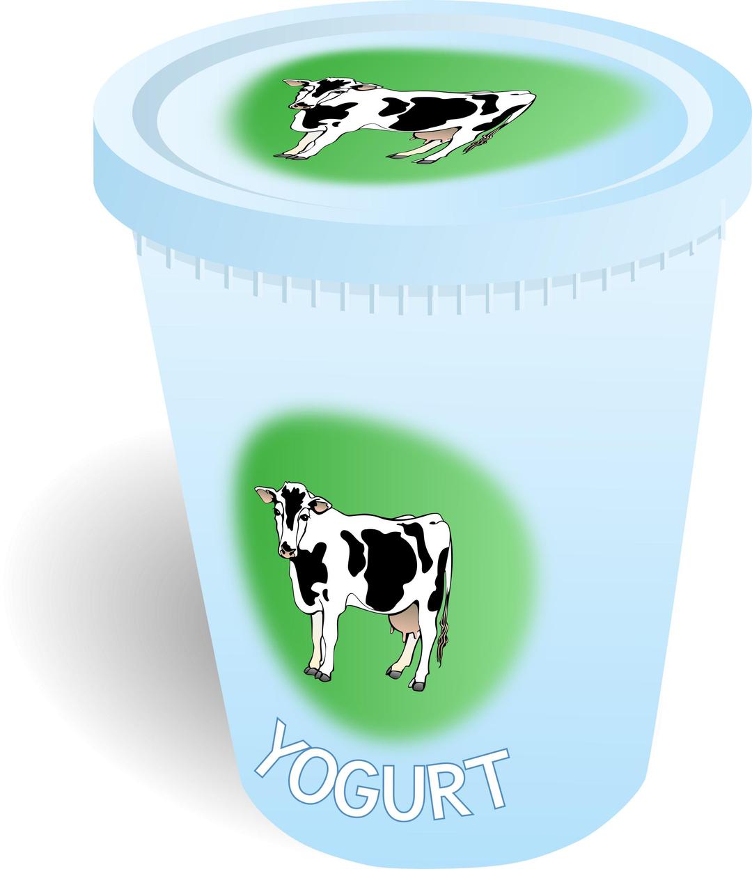 Yoghurt can png transparent