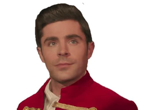 Zac Efron the Greatest Showman png transparent