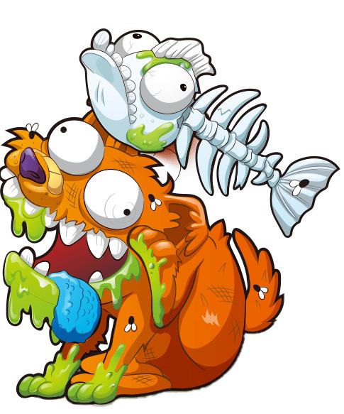 Zombie Dog and Dead Fish Smashers png transparent