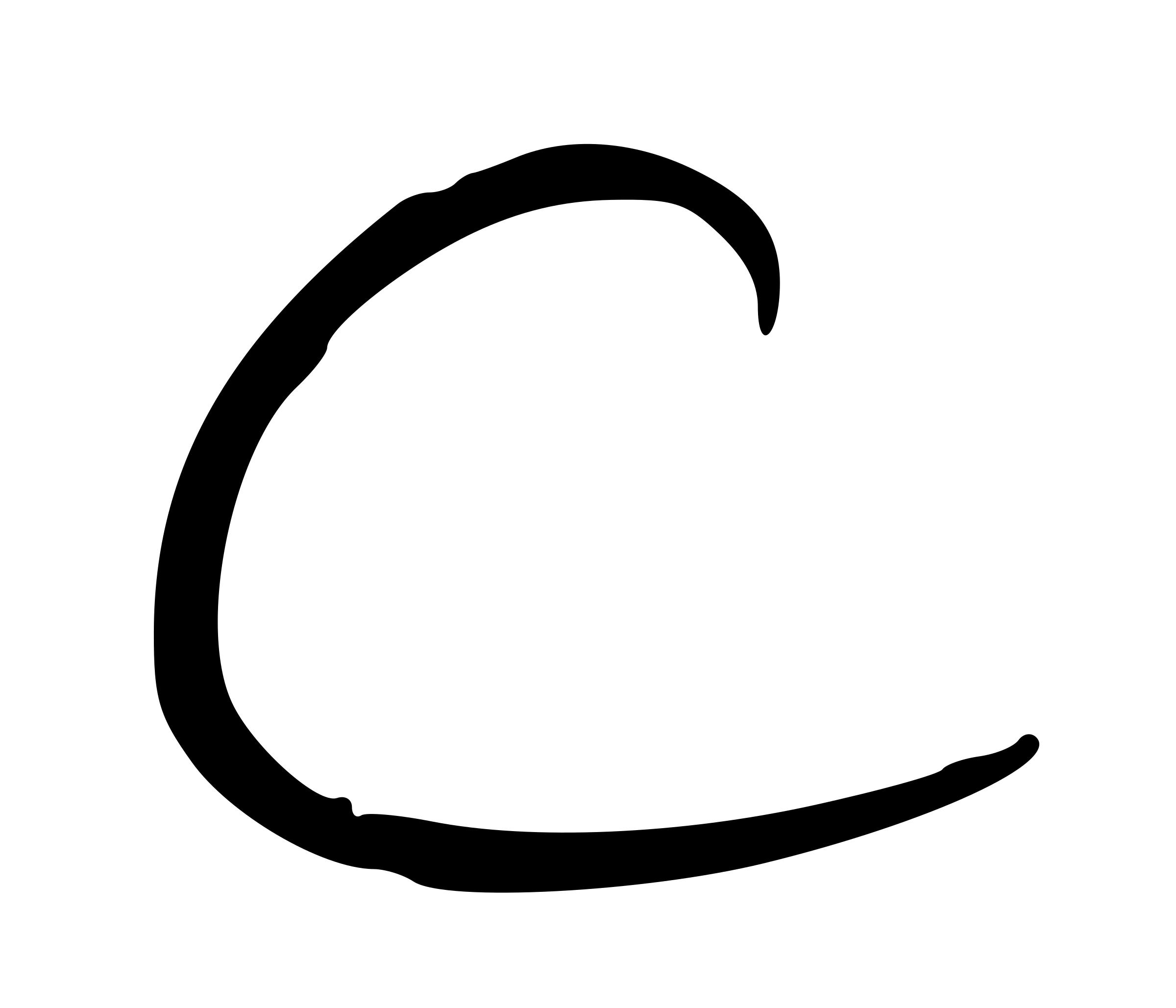 black letter c