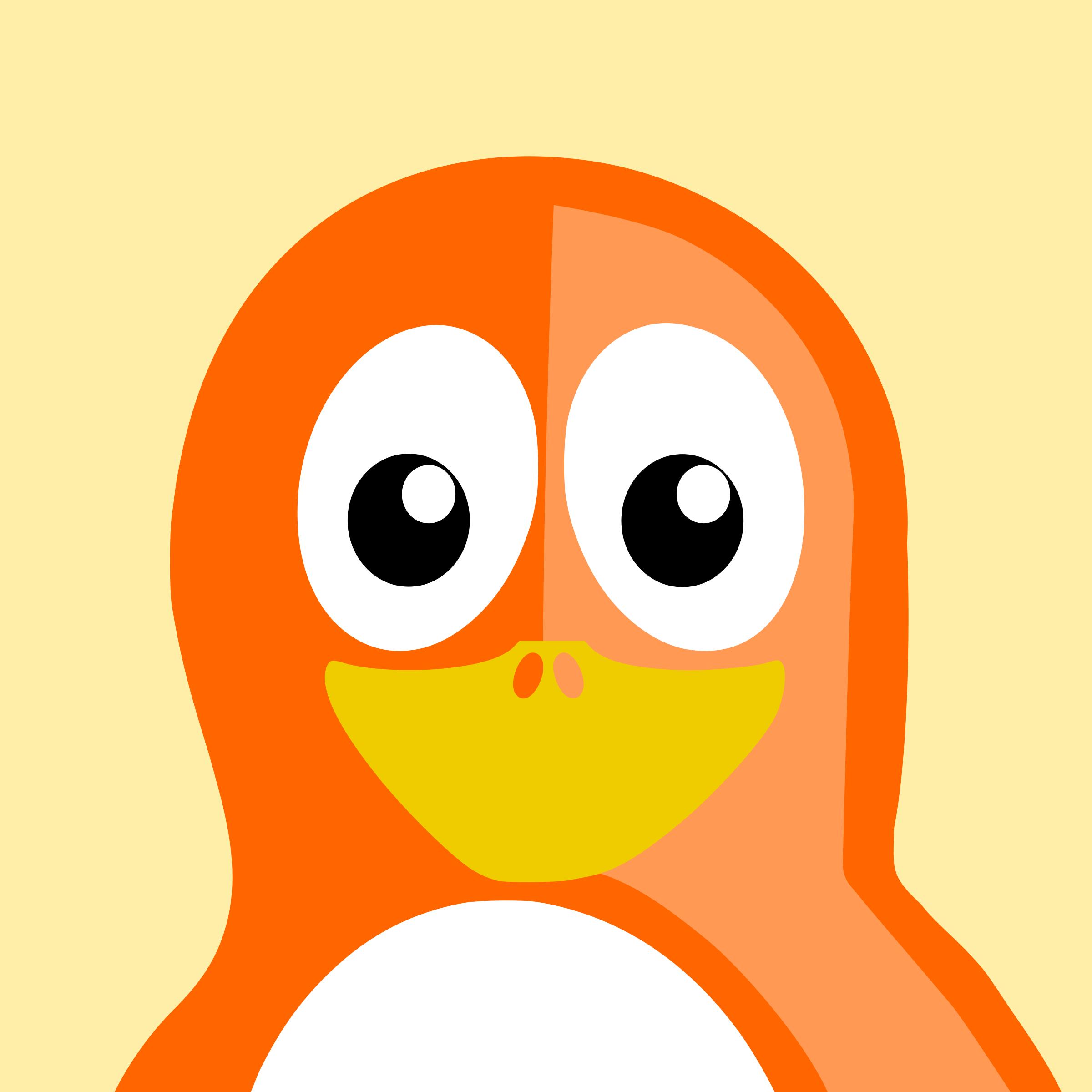 orange penguin Icons PNG - Free PNG and Icons Downloads