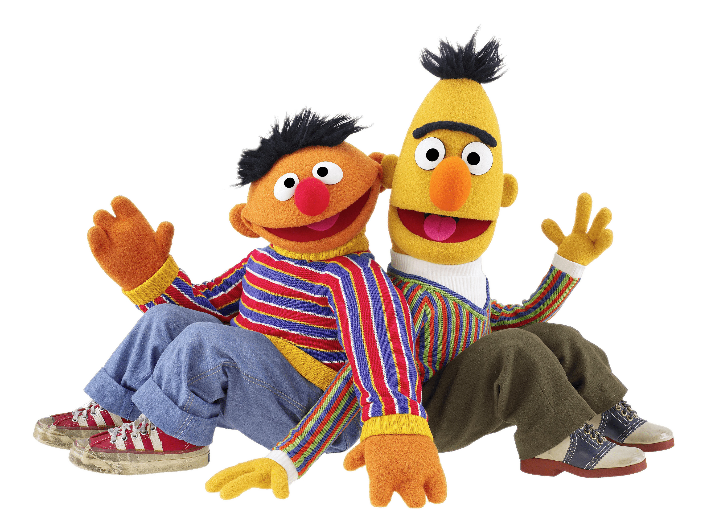 Sesame Street Bert And Ernie Sitting Png Icons In Sesame Street SVG Download Free Icons And