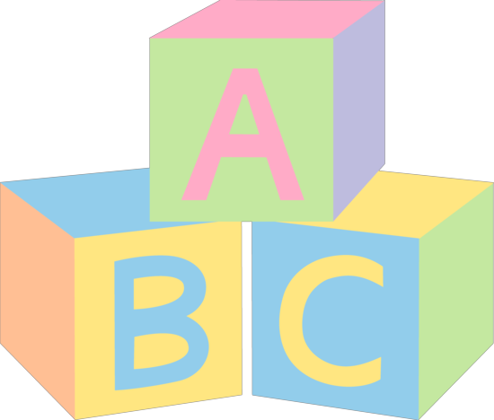 ABC Blocks for education clip art icons png free download