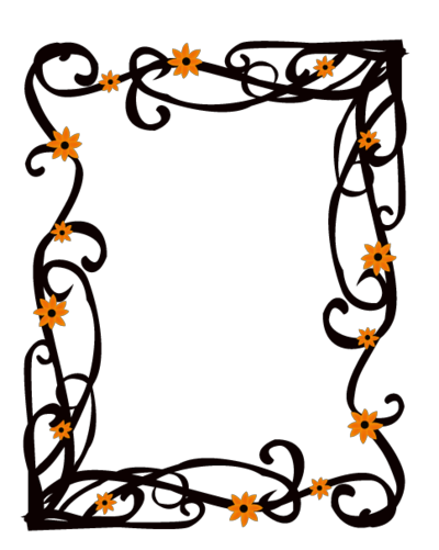 Abstract Floral Frame Png icons png preview