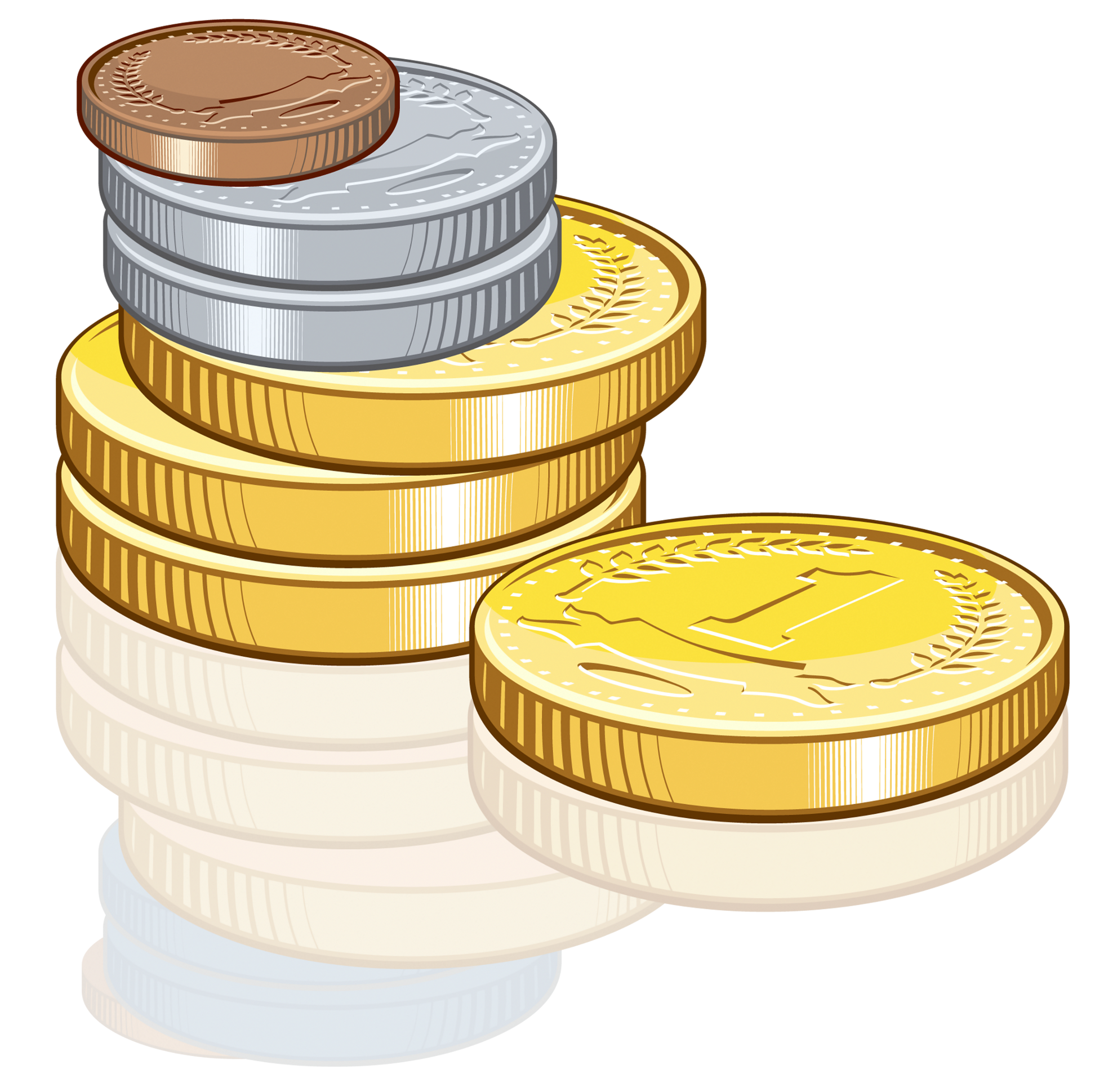 American Coins stack icon icons png preview