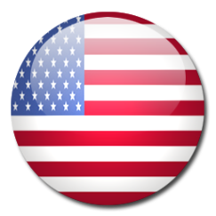 American flag rounded button icons png preview