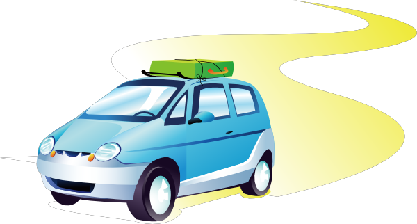 Auto Luggage Blue Car Clip art icons png preview