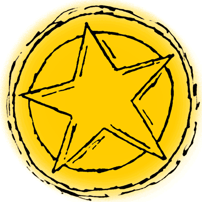 Badge Star Circle icons png preview