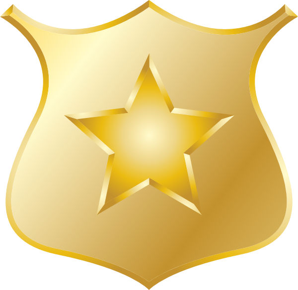 Badge Star Gold Shield icons png preview