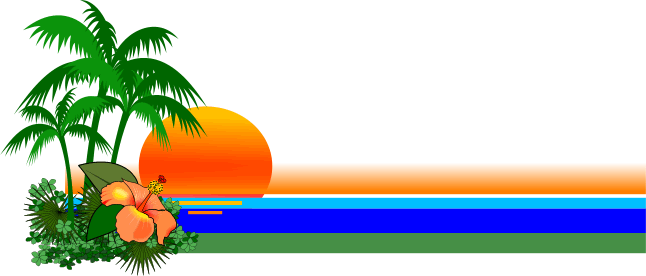 Beach Nature Sunset Clipart icons png preview