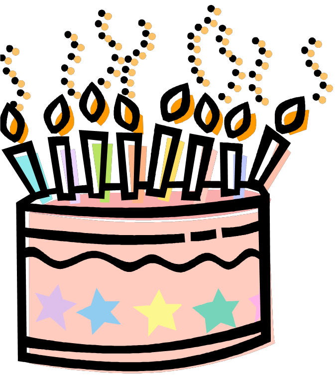 Birthday Cake Candles and Stars icons png preview