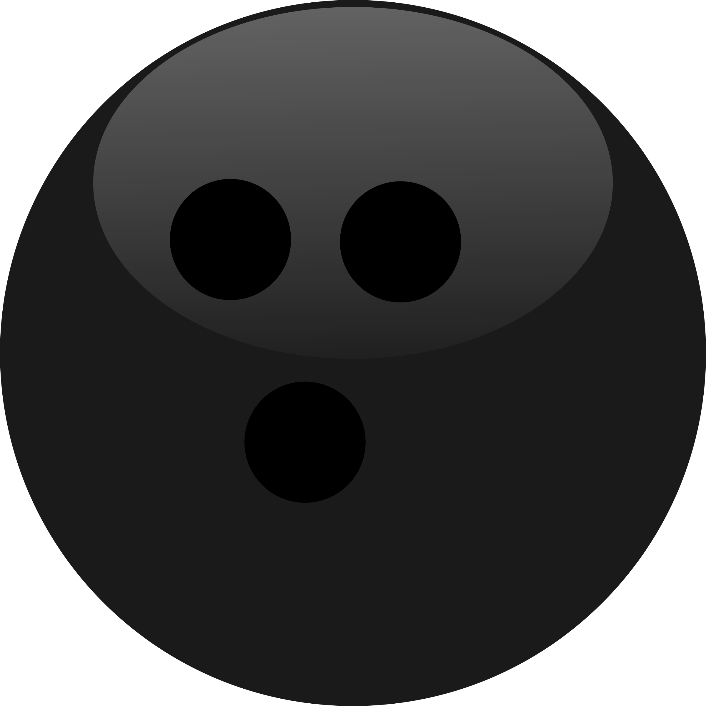 Black bowling ball icons png preview