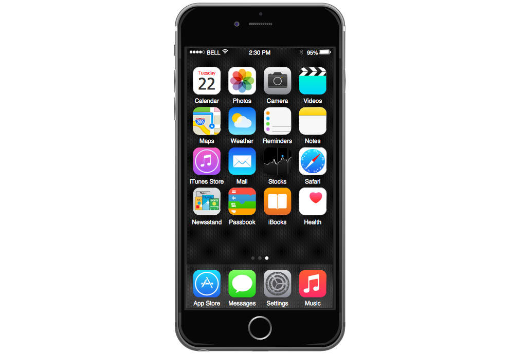 Black Professional Iphone Png icons png free download